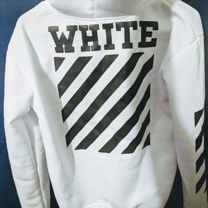 Off white white hoodie